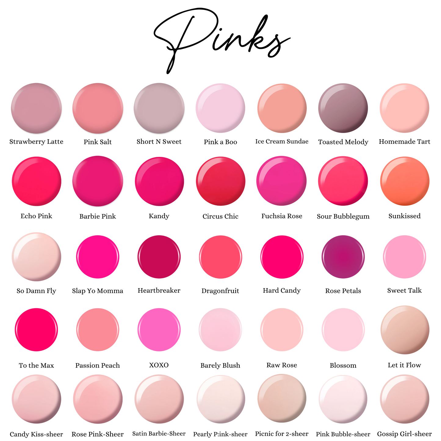 Solid Color Nail Sets