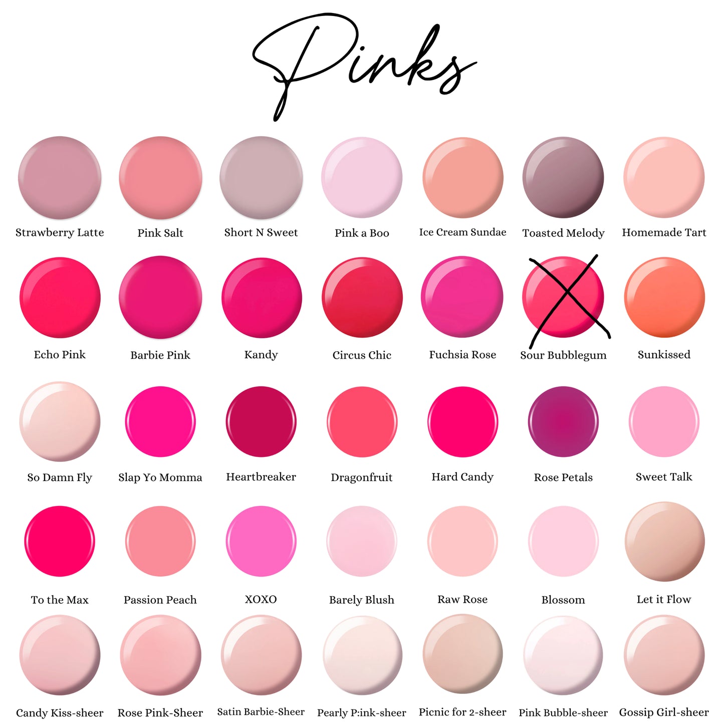 Solid Color Nail Sets