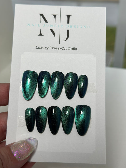 Teal Cat Eye